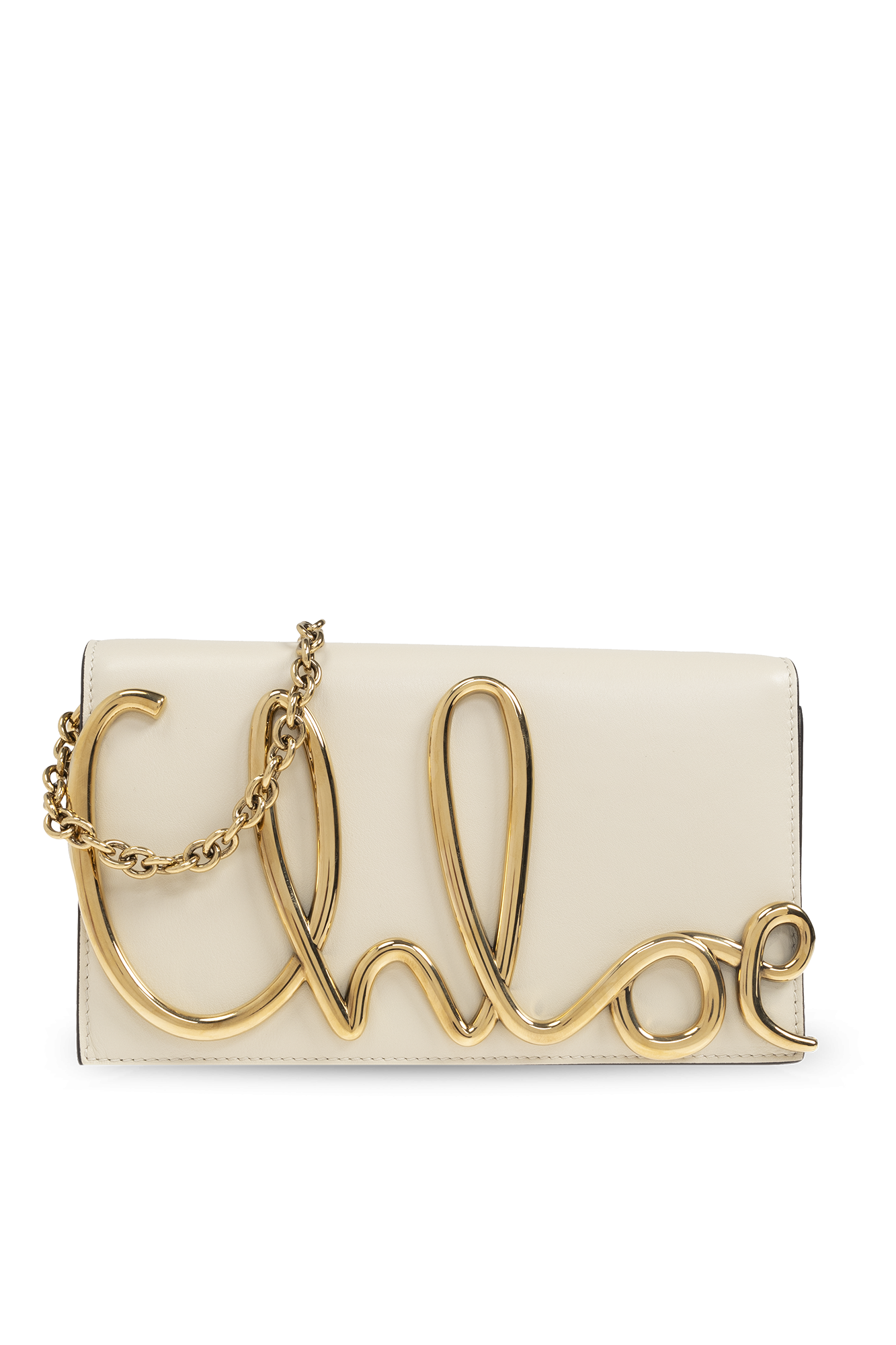 Chloe cream colored newest clutch